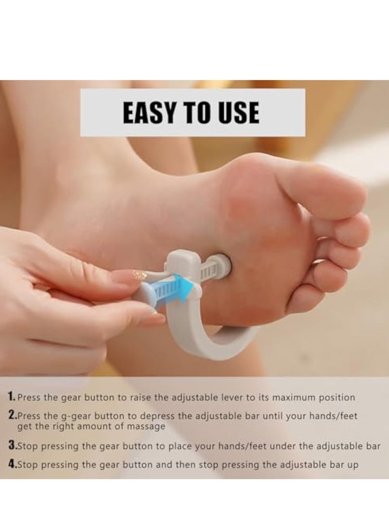 Suntown 2PCS Acupuncture Clip Tool, Migraine Relief Acupressure Clip, Portable Pressure Point Clip, Compact Pressure Point Massage Tool, ‚ÄòMagic Pointer‚Äô Hand Pressure Point, for Hand Foot Ear Migraine Relief - Image 5