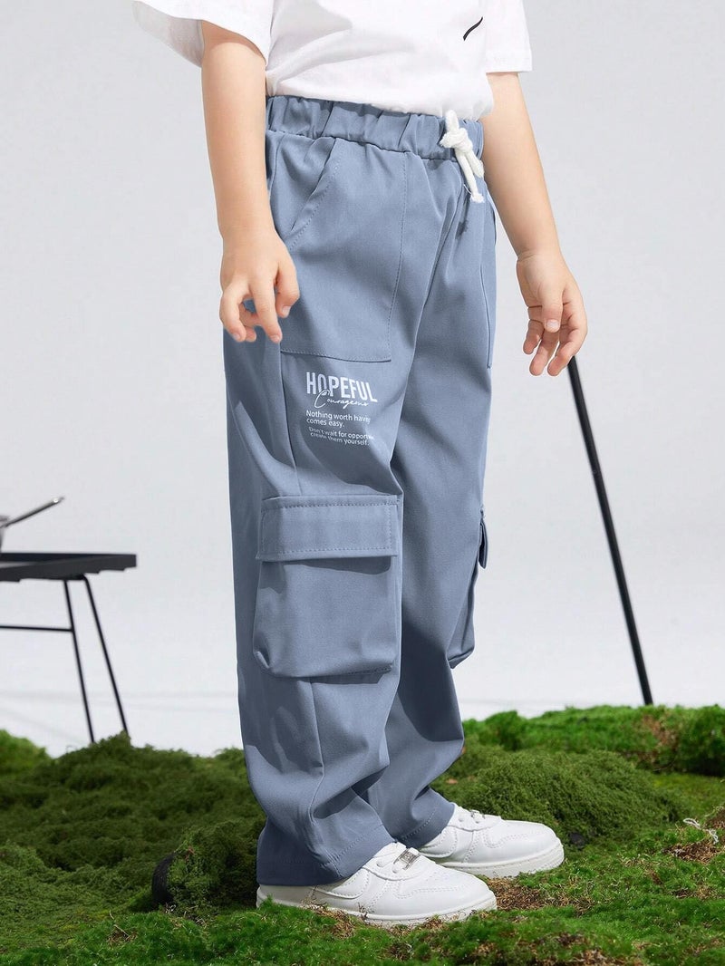 TAGAS Store Tagas Boys Side Pocket Cargo Pant || Cargo Pants|| Regular Slim Cargo for Kids ||Relaxed Trouser ||Pant for Boys ||Boy Loose Comfortable Cargo ||Boys Joggers||(KC-6) - Image 3