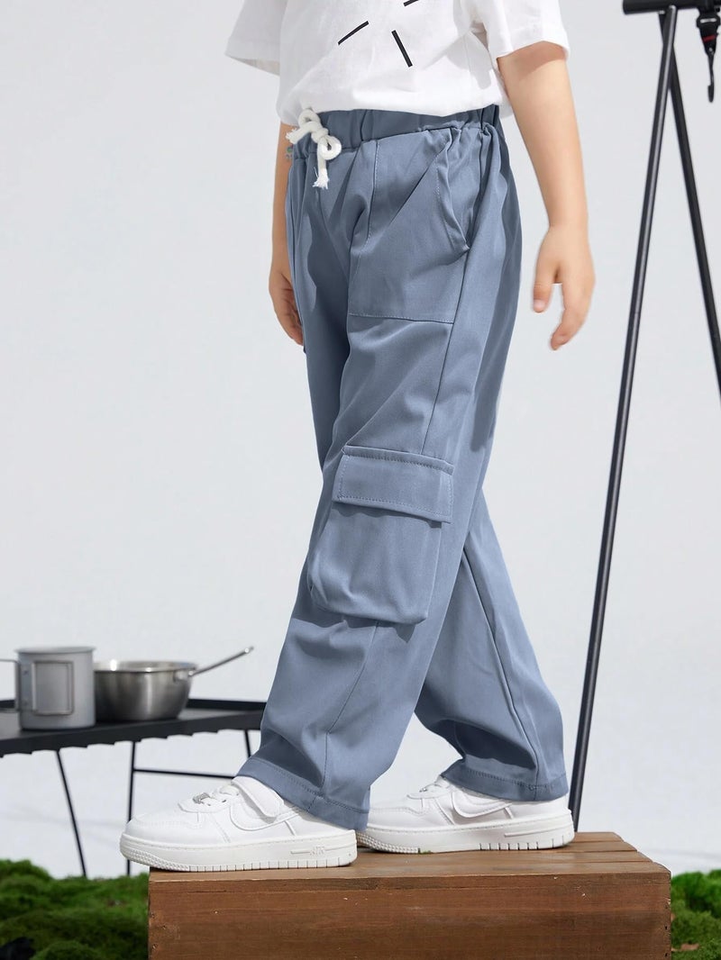 TAGAS Store Tagas Boys Side Pocket Cargo Pant || Cargo Pants|| Regular Slim Cargo for Kids ||Relaxed Trouser ||Pant for Boys ||Boy Loose Comfortable Cargo ||Boys Joggers||(KC-6) - Image 4