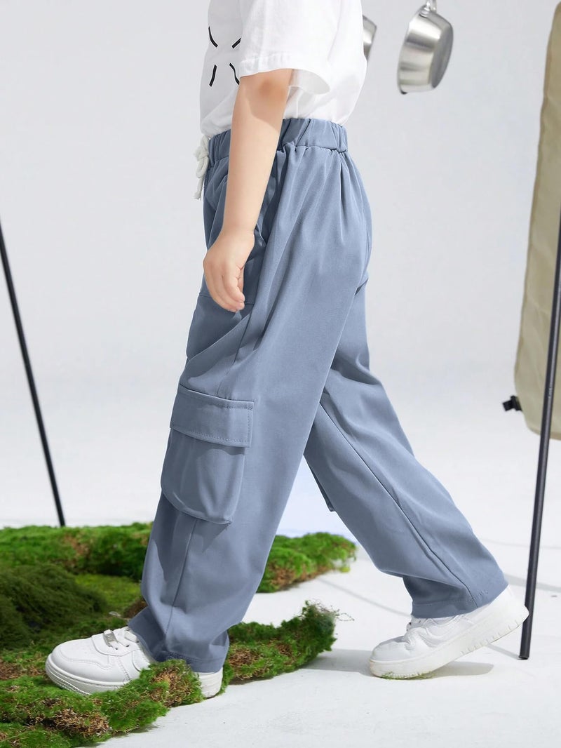TAGAS Store Tagas Boys Side Pocket Cargo Pant || Cargo Pants|| Regular Slim Cargo for Kids ||Relaxed Trouser ||Pant for Boys ||Boy Loose Comfortable Cargo ||Boys Joggers||(KC-6) - Image 5