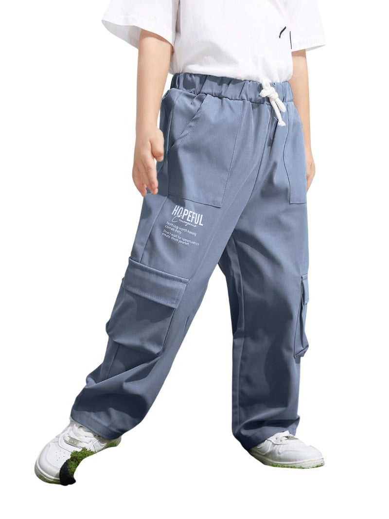 TAGAS Store Tagas Boys Side Pocket Cargo Pant || Cargo Pants|| Regular Slim Cargo for Kids ||Relaxed Trouser ||Pant for Boys ||Boy Loose Comfortable Cargo ||Boys Joggers||(KC-6) - Image 1