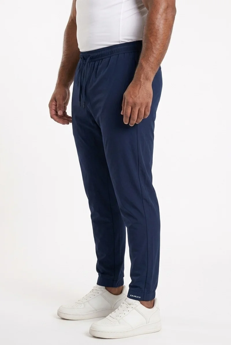 Moveletix Light Blue Men's Plus Size Training Joggers Blue for Men | Best Price UAE