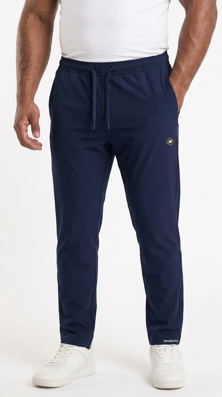 Men's Plus Size Training Joggers Blue