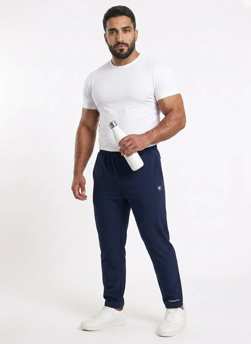 Moveletix Light Blue Men's Plus Size Training Joggers Blue for Men | Best Price UAE
