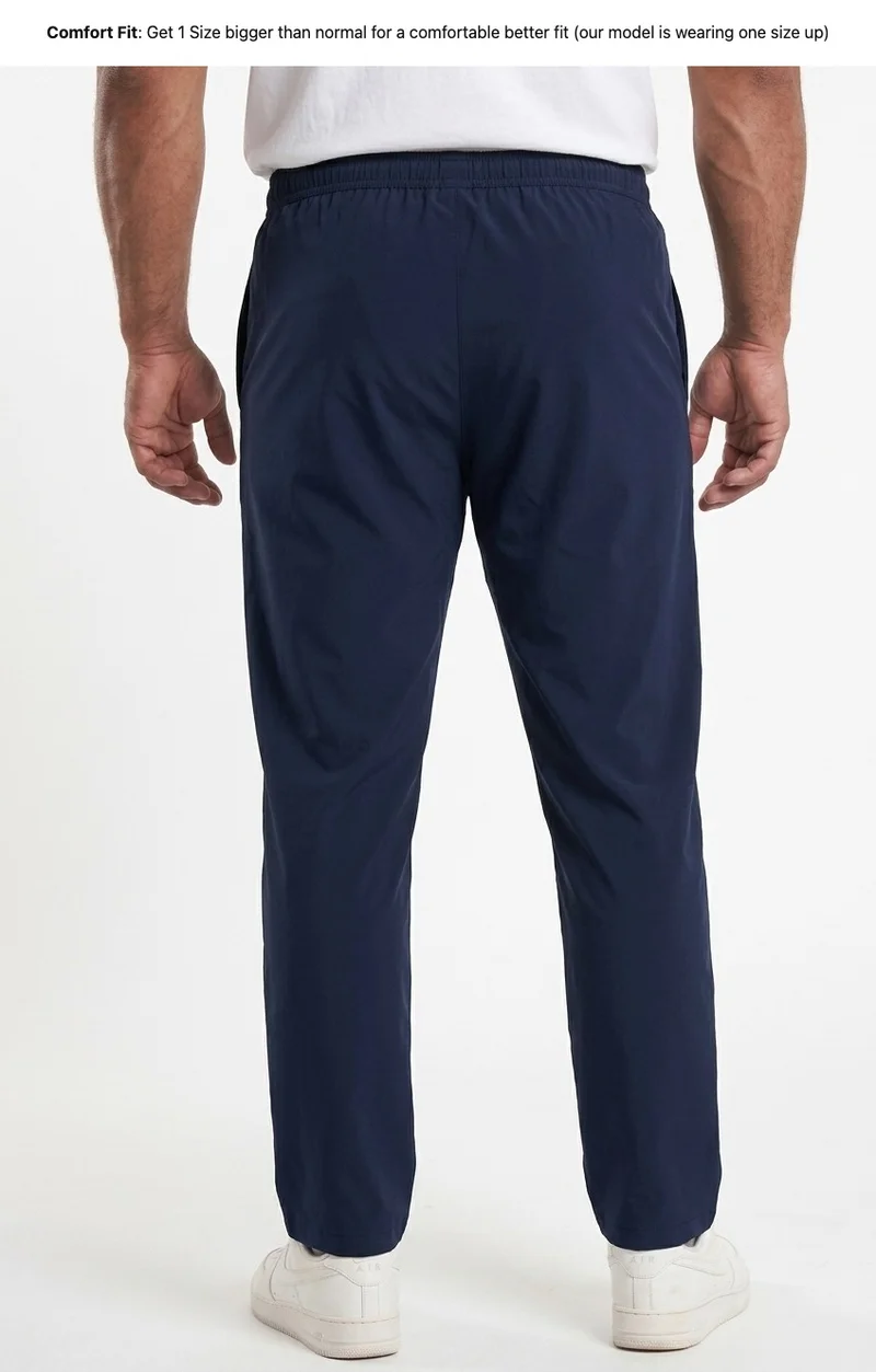 Moveletix Men's Plus Size Training Joggers Blue