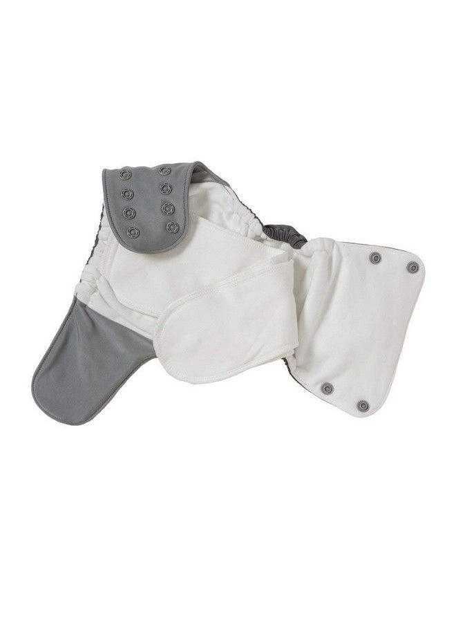 Reusable All In One Snap Baby Cloth Diaper (Aio) (Marsala)