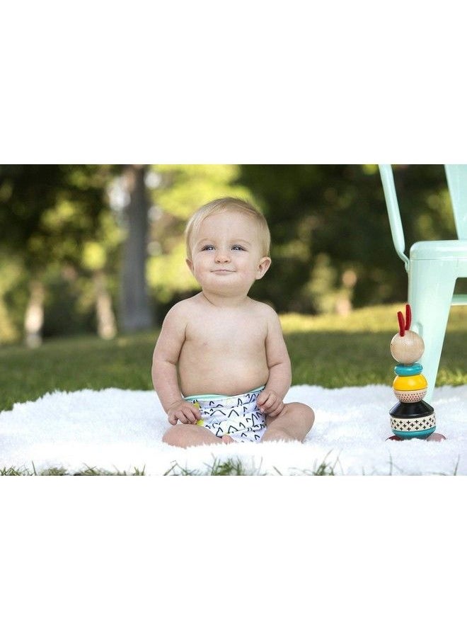 Reusable All In One Snap Baby Cloth Diaper (Aio) (Marsala)
