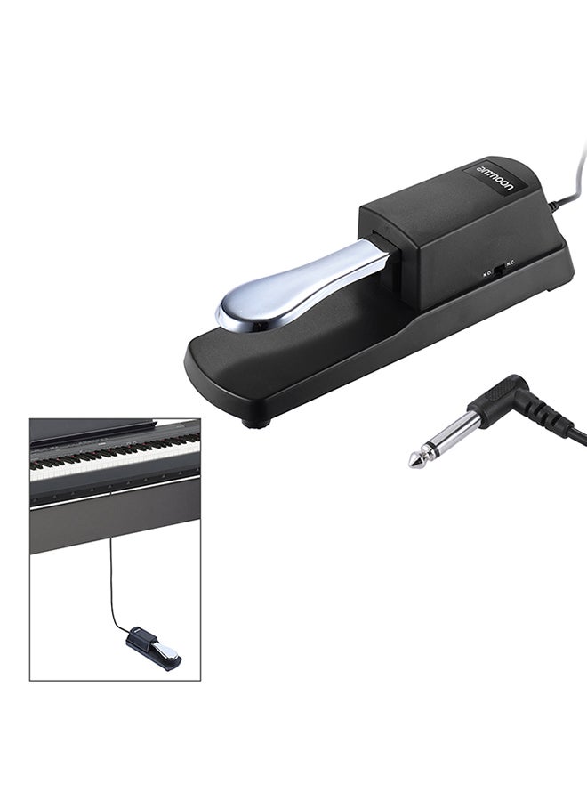 ammoon Electric Piano Keyboard Sustain Damper Pedal For Casio Yamaha Roland 278grams - Image 4