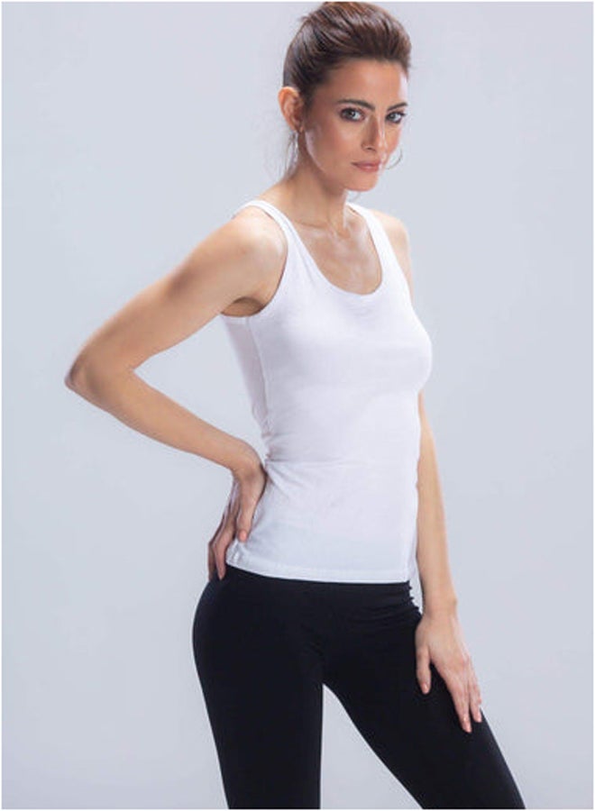 Carina Cotton Sleeveless Tank Top - Image 2
