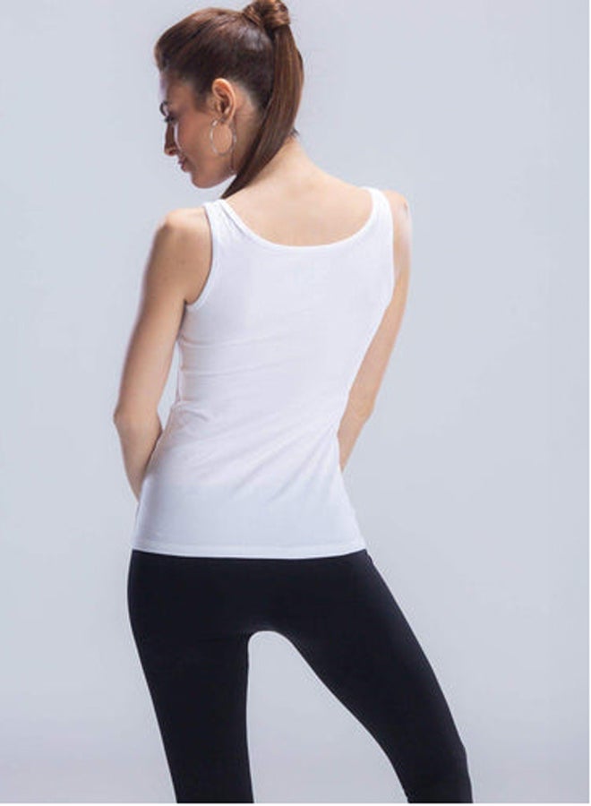 Carina Cotton Sleeveless Tank Top - Image 3