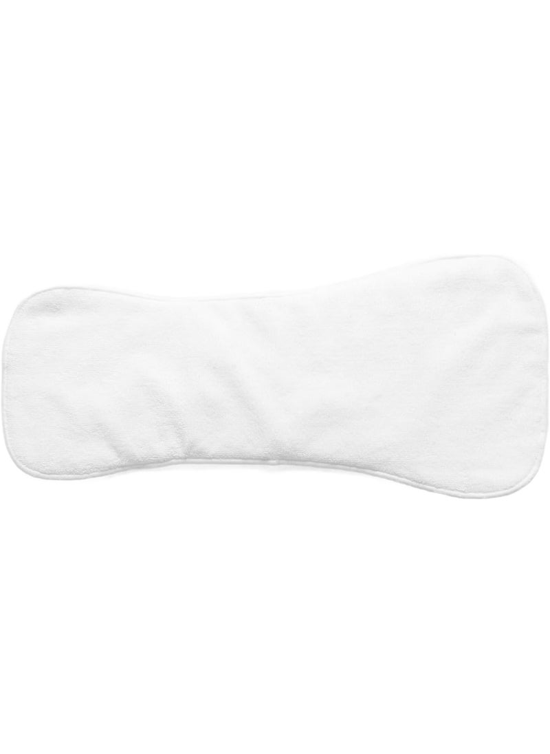 Healifty Four-Layer Washable Adult Cloth Diapers - Reusable, High Absorbency, Soft & Breathable, Easy to Use for Elders & Caregivers, 23.62x10.62x1.18in (White) 