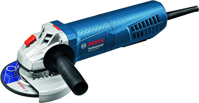 BOSCH Gws 11 125 P, Angle Grinder, Control Over The Tool Thanks To The Possibility Of Operating The Switch In Many Different Positions, High Power And Endurance Motors, Rated Input Power 1100 W - Image 1