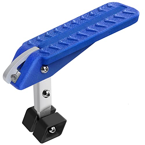 TOOENJOY Universal 5 Gear Adjustment Aluminum Car Door Step, Both feet Stand Pedal for Door Latch, Easy Access to Rooftop to Help Loading Cargo, Kayak.Suit for Most Car, SUV, Truck - Image 1