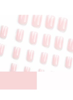 JOSQUEWNN French Tip Press on Nails,Classic French Ombre Manicure False Nails, Rectangular Nail Shape,24Pcs,Fake Acrylic Nails With Glue Kit.  - Image 3