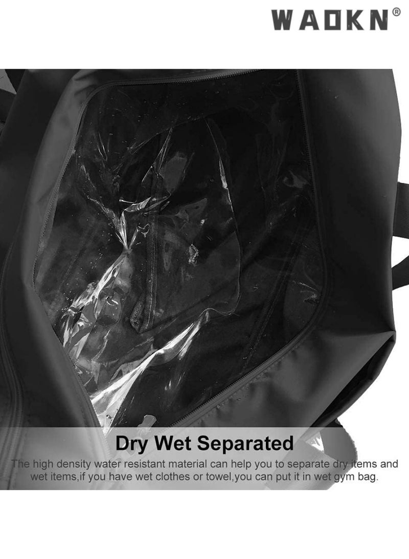 WAOKN Men and Women Gym Shoes Compartment Sports Bag: A Spacious, Durable, and Stylish Option for All Your Athletic Needs – Perfect for Carrying Shoes, Clothes, and Accessories  - Image 5