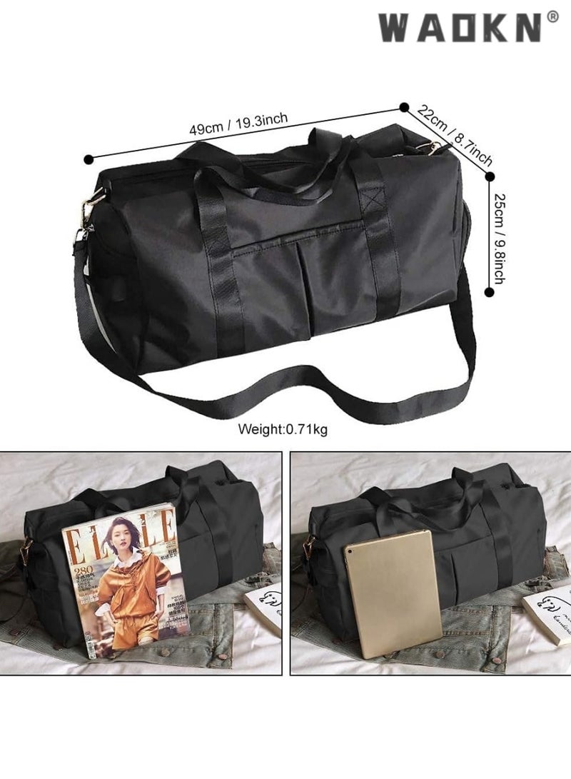WAOKN Men and Women Gym Shoes Compartment Sports Bag: A Spacious, Durable, and Stylish Option for All Your Athletic Needs – Perfect for Carrying Shoes, Clothes, and Accessories  - Image 4