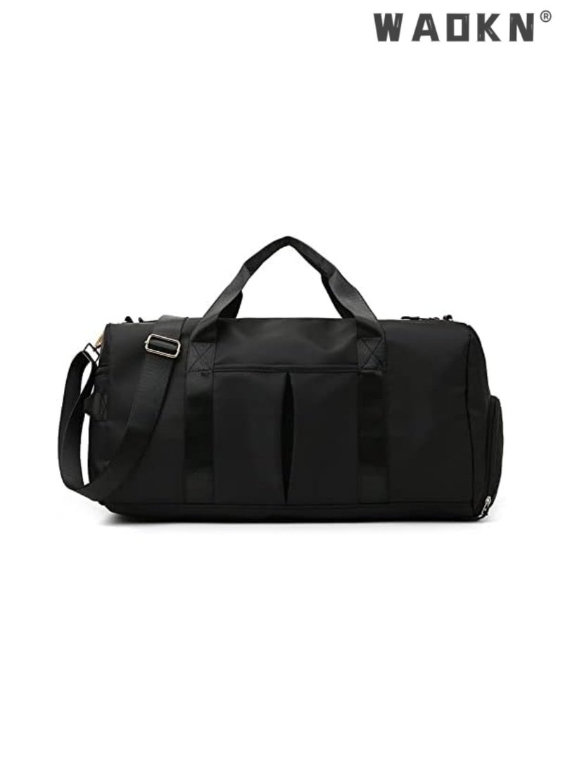 WAOKN Men and Women Gym Shoes Compartment Sports Bag: A Spacious, Durable, and Stylish Option for All Your Athletic Needs – Perfect for Carrying Shoes, Clothes, and Accessories  - Image 2