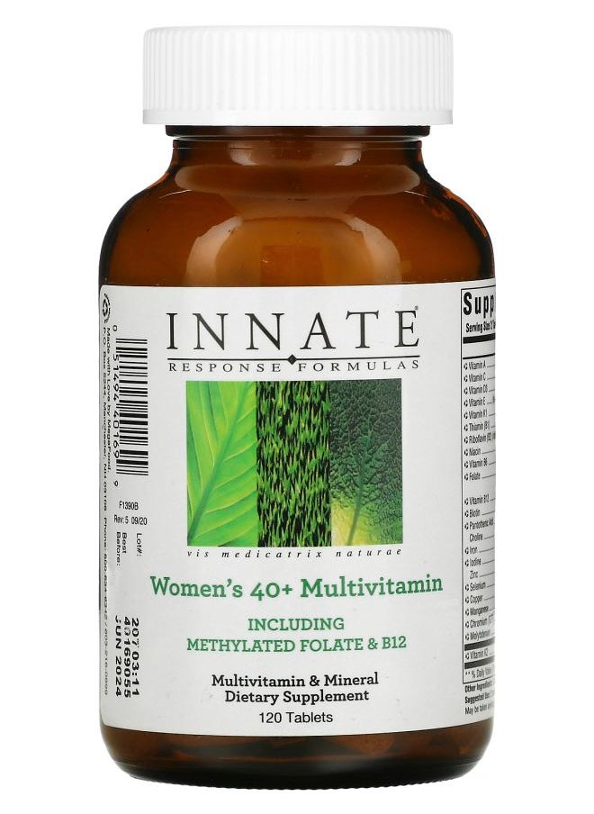 Innate Response Formulas Women's 40+ Multivitamin 120 Tablets 
