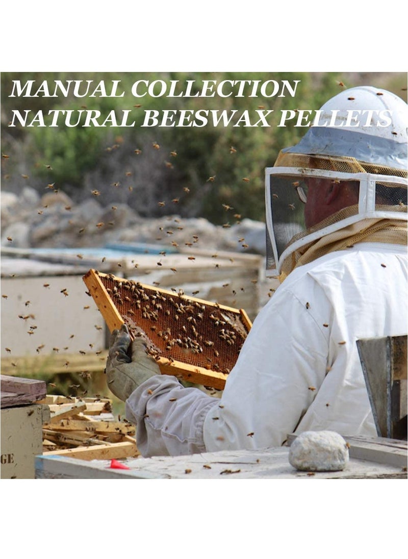 KAWALIB Organic Natural White Beeswax Granules For Candle Making  - Image 4