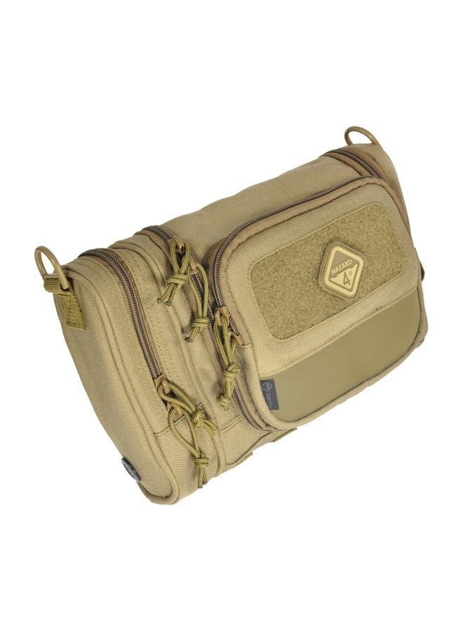 HAZARD 4 Reveille Rugged Grooming Kit/Heavy-Duty Toiletry Bag, Coyote - Image 1