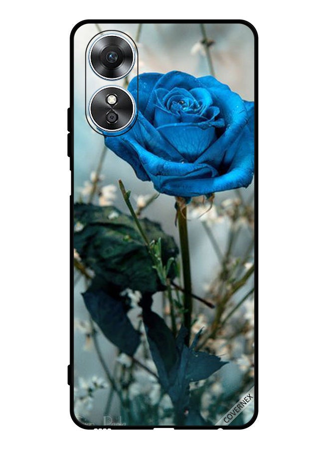 Covernex Protective Case Cover For Oppo A17 Blue Rose - Image 1