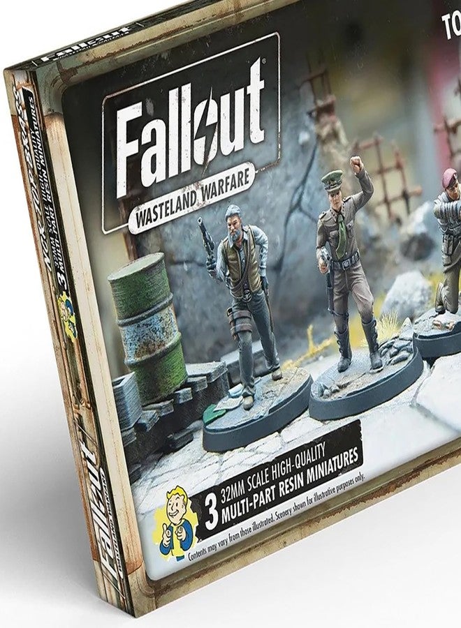 Modiphius Entertainment Fallout Wasteland Warfare: NCR Top Brass - 3 Figure Set, RPG - Image 4