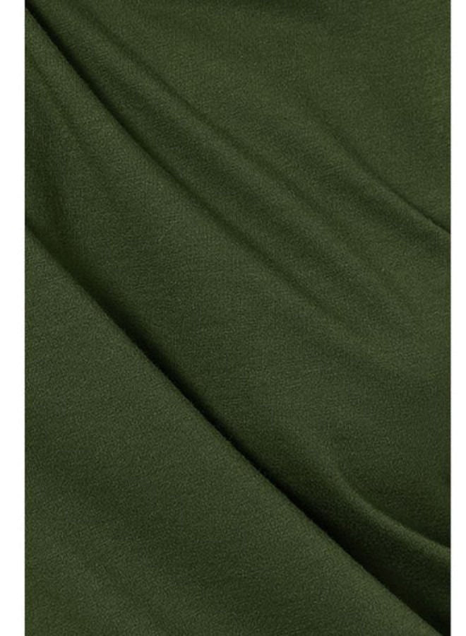 Nileton Regular Fit Cotton T-Shirt - Dark Green - For Women  - Image 3