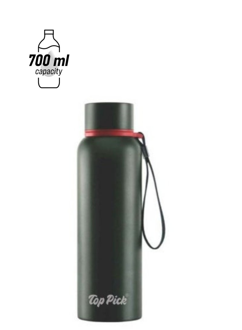 Top Pick Vaccum Trek Bottle Green 700Ml