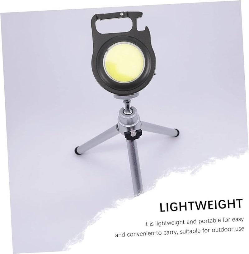 3Pcs Rechargeable LED Keychain Flashlight Lantern For Outdoor Camping Emergency Light - Image 3