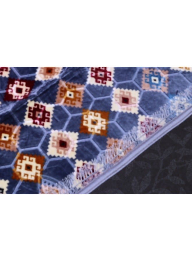 SMART HOME Indoor home carpet, anti-slip, velvet, soft to the touch and characterized by a luxurious modern design and bright colours, ceramic carpets for the living room, hallway, corridors and various places  - Image 3