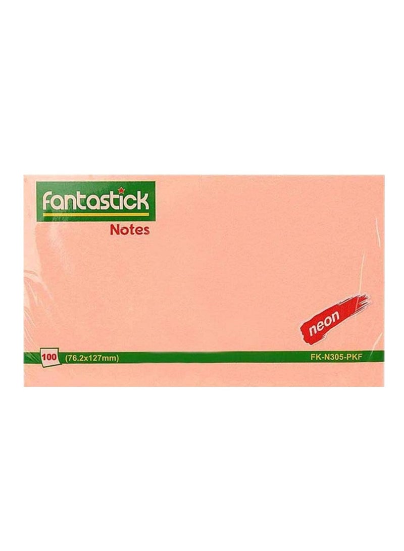 Fantastick 12-Piece Sticky Notes 3x5 Inch Size Pink - Image 2