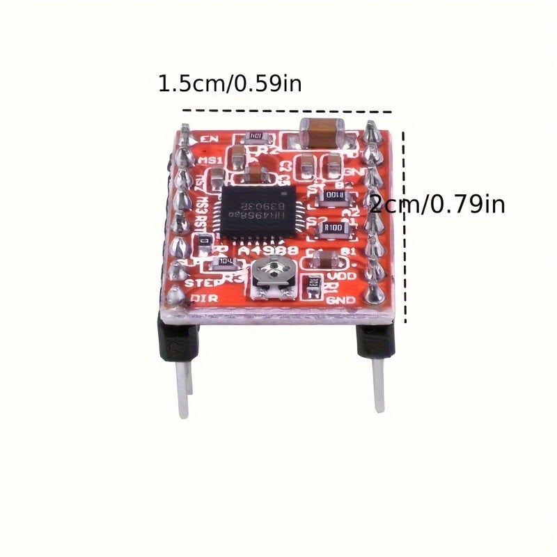 A4988 وحدة قيادة محرك الخطوة Stepstick 5 قطع مع مشتت حراري لطابعة ثلاثية الأبعاد Reprap اردوينو
