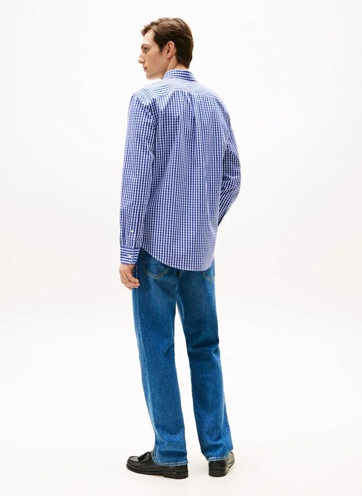 TOMMY HILFIGER Regular Fit Poplin Gingham Shirt