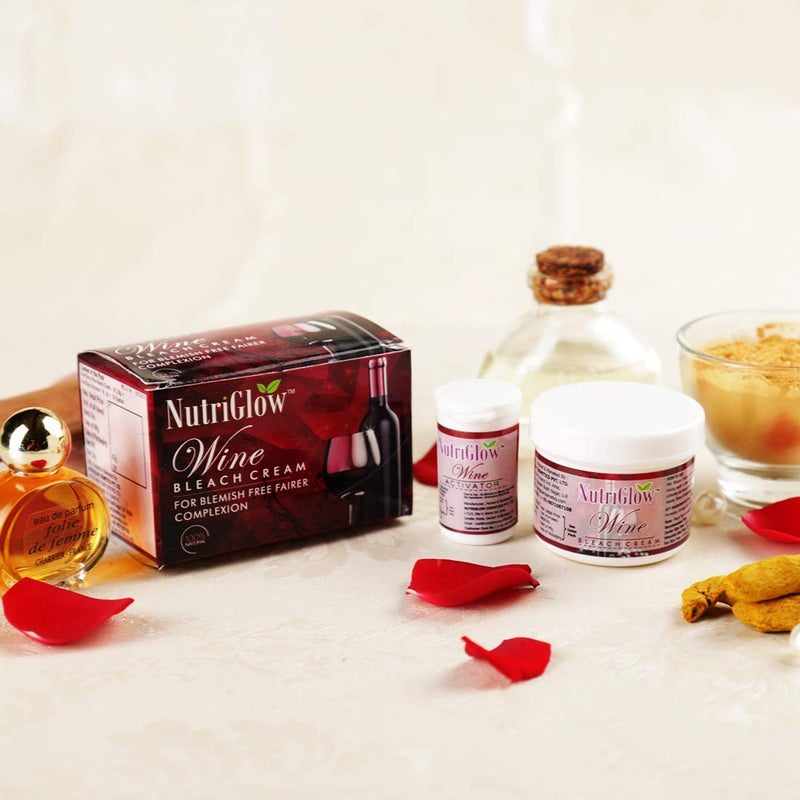 NUTRIGLOW كريم تبييض نوتري جلو واين مع مستخلصات العنب لبشرة خالية من العيوب وتفتيح البشرة وإزالة السمرة 43 جرام - Image 2