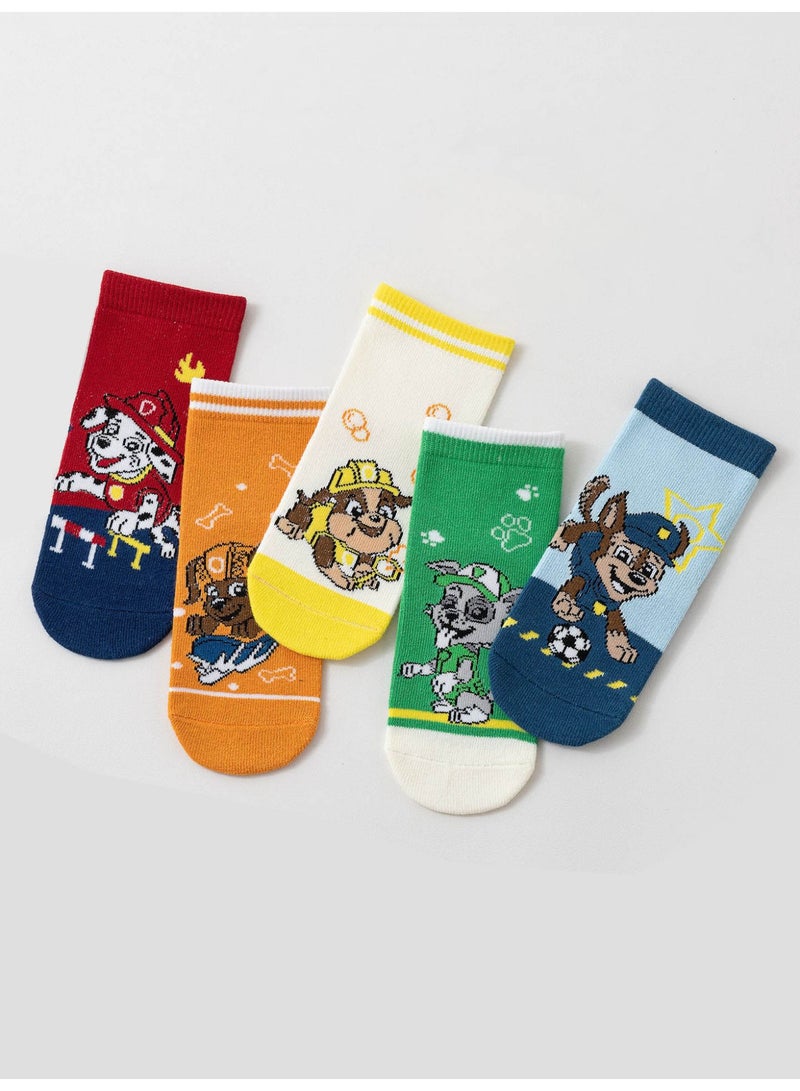 باو بترول جوارب أطفال بنقوش كرتونية، جوارب حتى منتصف الساق، جوارب قطنية، جوارب للخريف والشتاء، مريحة ومتعددة الاستخدامات (الحجم: L (مناسبة للأطفال من عمر 6 إلى 10 سنوات)) - Image 5