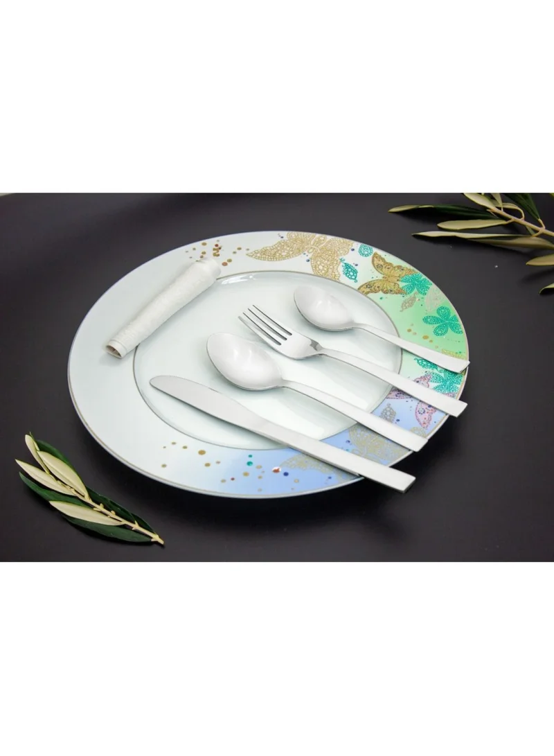 DANUBE HOME Impress 16-Piece Cutlery Set Silver - Serve 4