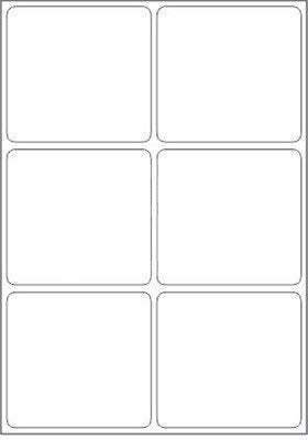 K3 Multi Purpose Self Adhesive Labels (Lable Size 99 x 93 mm, 6 Lable in A4)(Pack of 80 Sheet) - Image 4