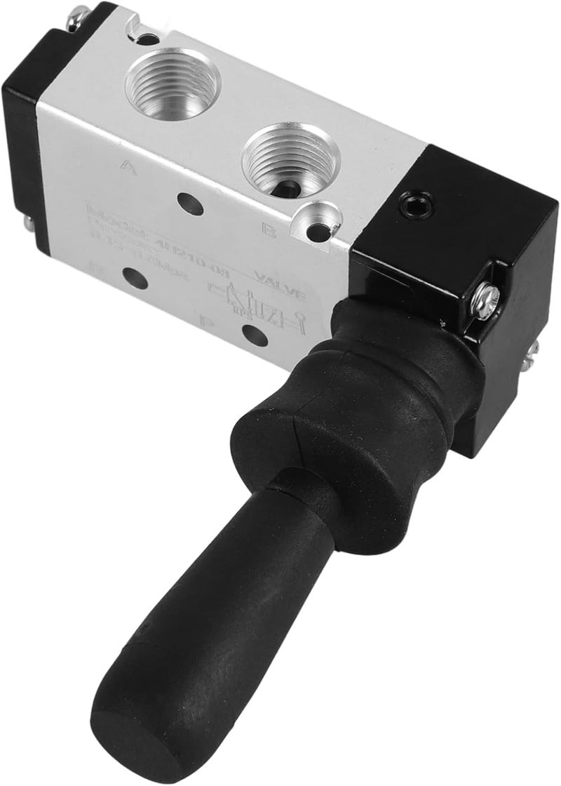 VOSAREA Pneumatic Hand Lever Control Valve Manual Operation for Air Cylinder and Mechanical Equipment - Image 1