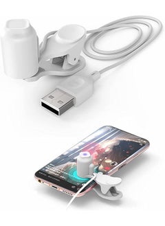 Auto Clicker Device For Mobile Phone And Tablet Computer Screen Simulated Finger Clicking Usb Simulator For Gaming Shopping Giving A Like In Tiktok Lightning Deal Live Broadcasts White