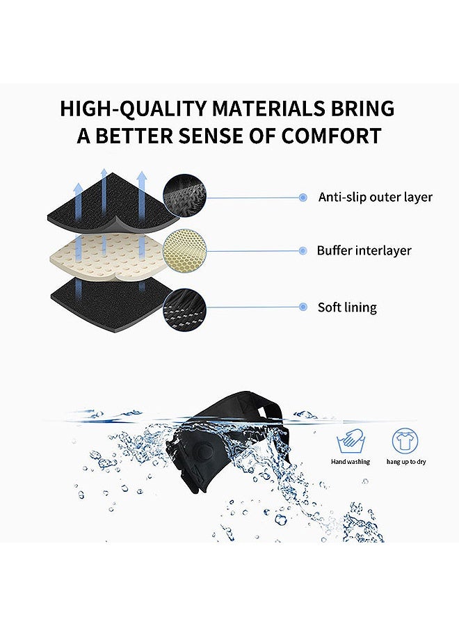 Blue zoo 2 Pcs Knee Brace with Side Stabilizers for Pain Relief, Dual Adjustable Knee Joint Protective Support, Targeted Compression for Maximum Relief (Black) - Image 4