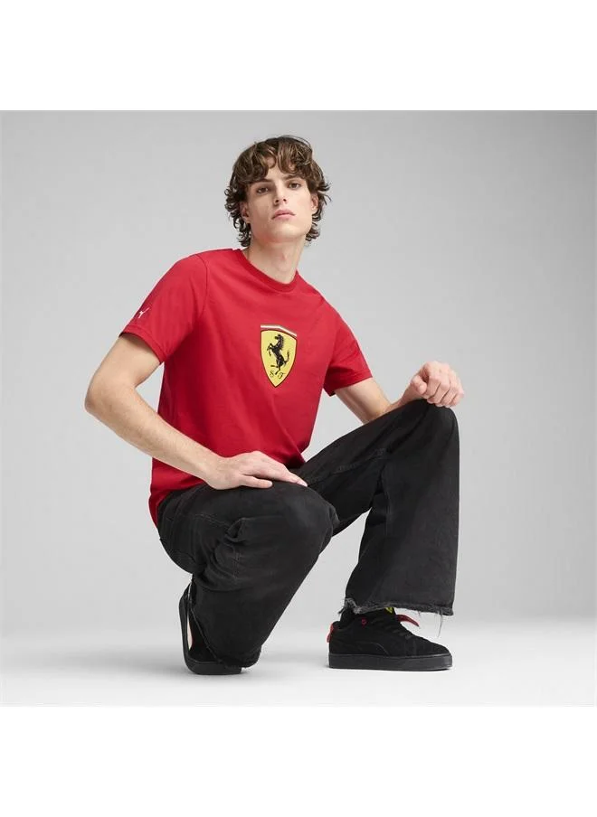 Puma Rosso Corsa Scuderia Ferrari HP Race Coloured Big Shield Tee Men for Men | Best Price UAE
