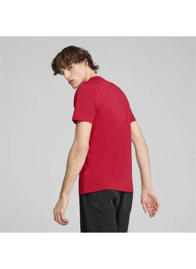 Puma Rosso Corsa Scuderia Ferrari HP Race Coloured Big Shield Tee Men for Men | Best Price UAE