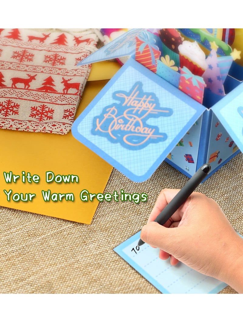 SYOSI Happy Birthday Cards, Funny Birthday Card, 3D Birthday Greeting Card, Pop Up Birthday Card ​with Envelopes and Message Tag, Birthday Cards for Women, Men, Kids - Image 3