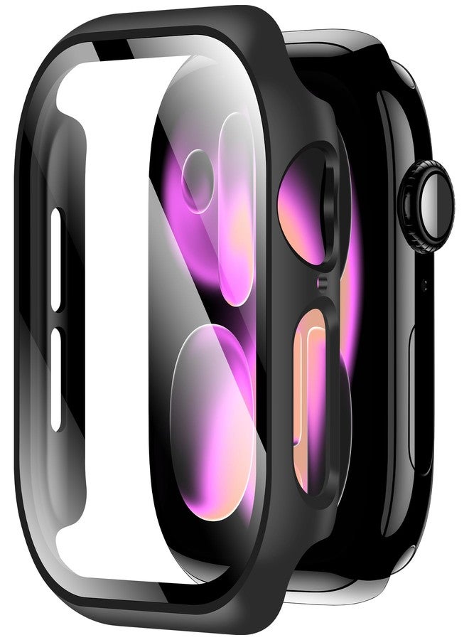 YWXTW Case Compatible with Apple Watch Series 11/10 46mm with Screen Protector, Premium Full Coverage Ultra Thin Hard PC Cover Tempered Glass Protective Case for iWatch Series 11/10 - Image 1