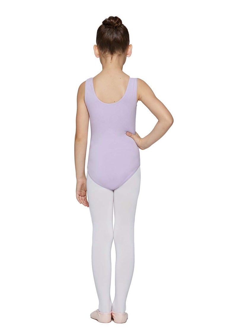 MdnMd Tank Mesh Cross Front Gymnastic Ballet Dance Leotard for Toddler Girls (Purple, Age 4-6 / 4t,5t) - Image 4