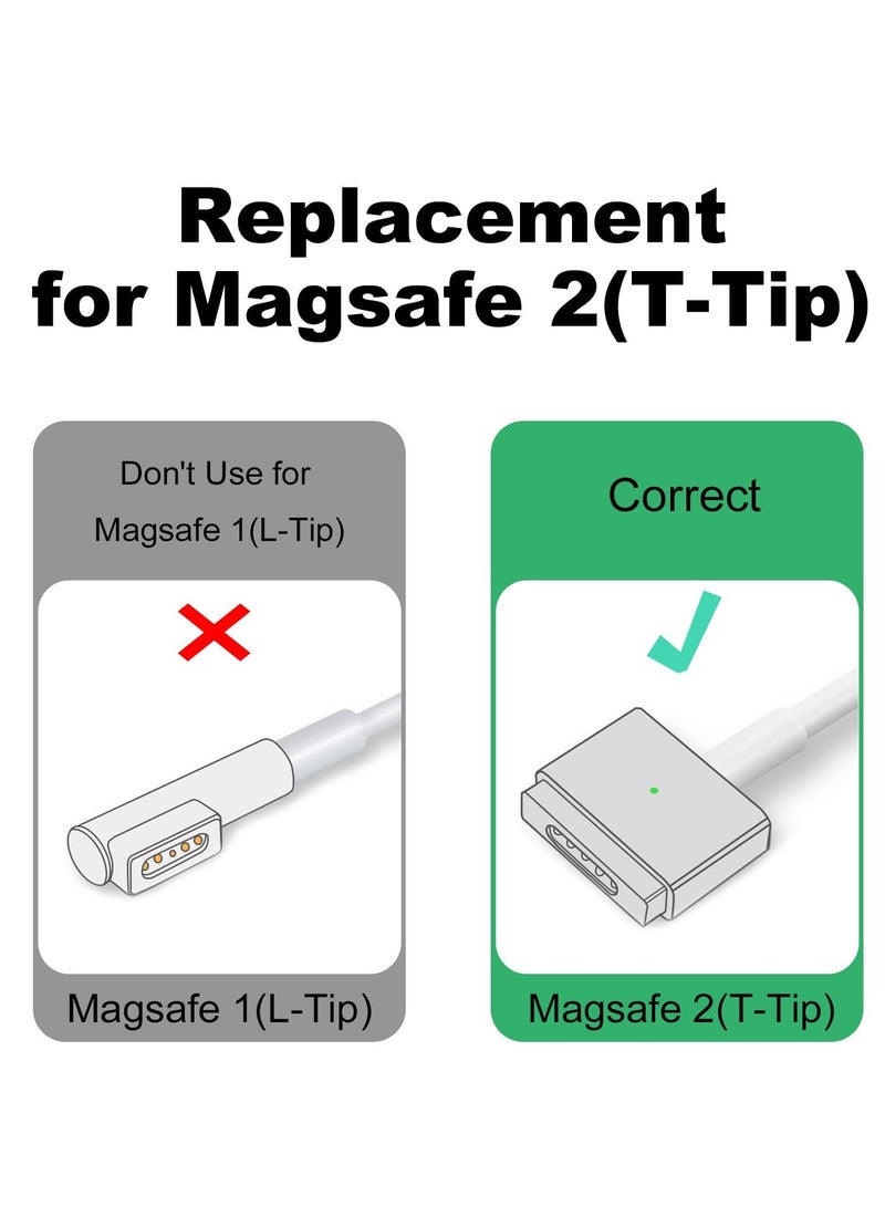 erorex USB C to Magnetic T-Tip Adapter, Type-C to Magnetic 2 T-Head PD 100W Power Fast Charging Converter for 2013-2015 MacBook Pro Air - Image 2