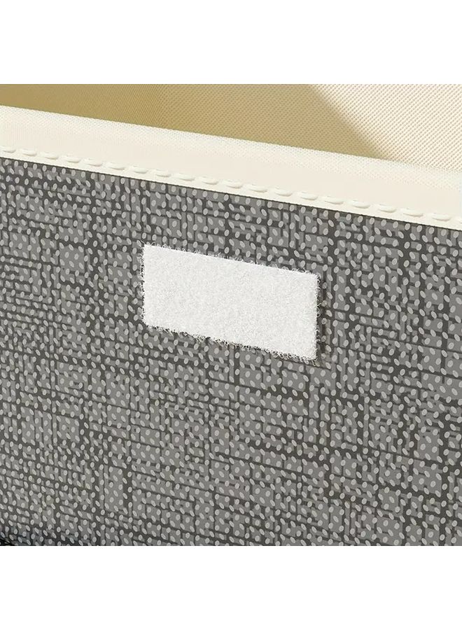 1 Piece Classic Style Coffee Color Non Woven Fabric Storage Box With Flip Top Lid Dustproof Foldable And Portable Organizer For Clothes And Accessories Medium Size Under Bed Storage - Image 4