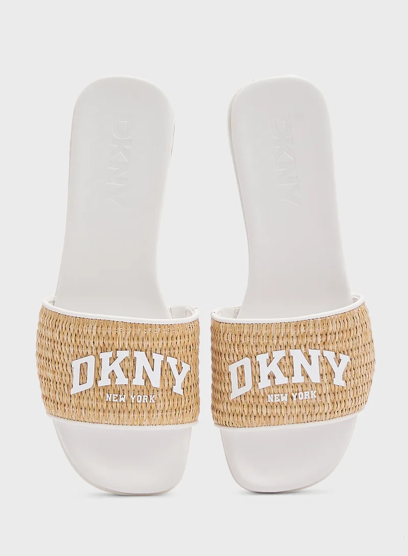 DKNY Joa Flat Slide Sandals