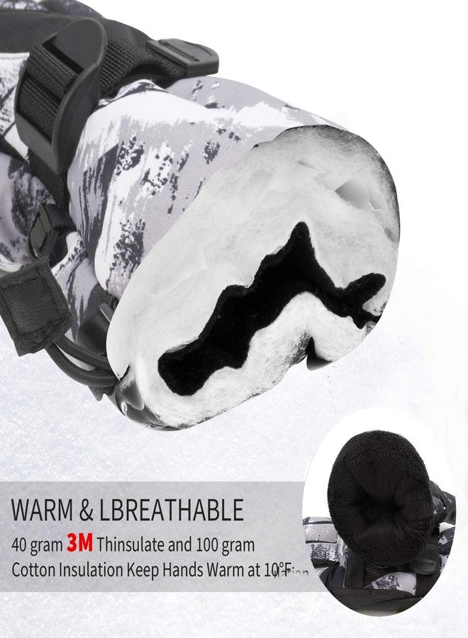 BOSONER Ski Snowboard Gloves - Waterproof Winter Warm Gloves with Touchscreen for Men, Women, Kids Skiing and Snowboarding - Image 5