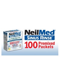 NeilMed NeilMed Sinus Rinse All Natural Relief Premixed Refill Packets 100 Count (Pack of 1)  - Image 5
